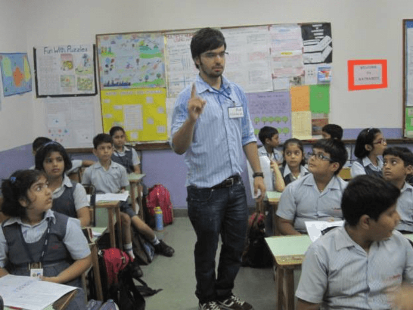 Teaching while interning with Flow India