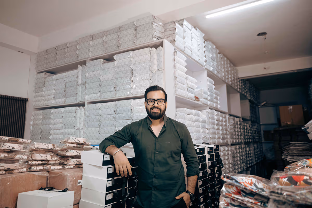 Clothing warehouse built from scratch